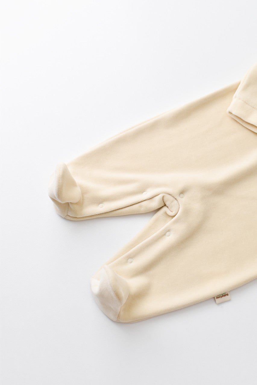 Salopeta Curcubeu cu maneca lunga si botosei din 80%bumbac organic si 20% poliester - , BabyCosy